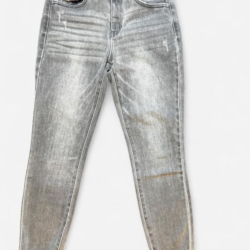 Kancan Women's Grey and Black Jeans